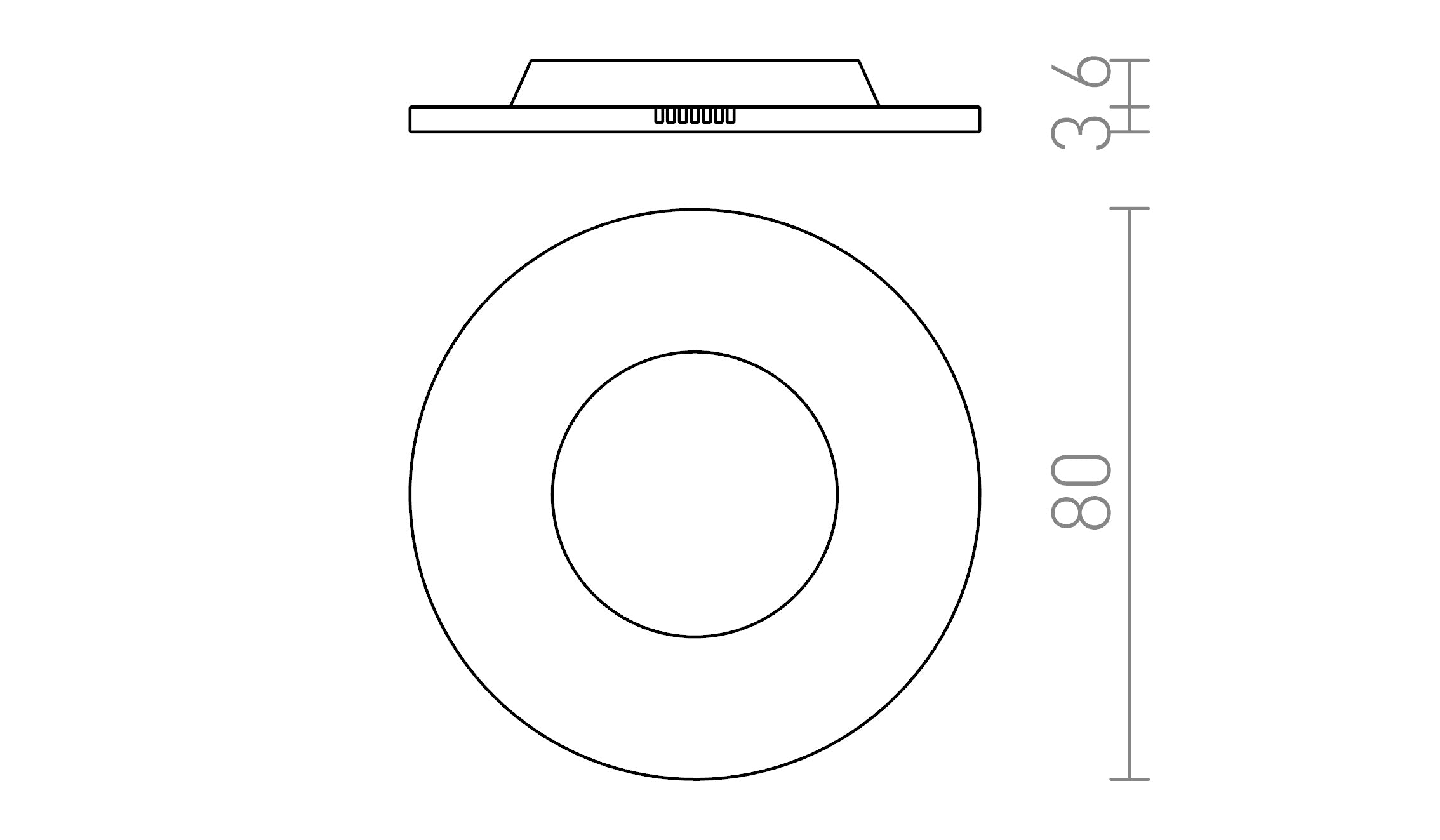RINO marco decorativo - Product sketch