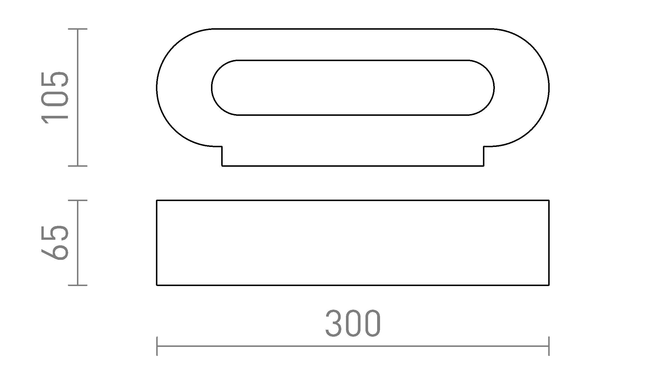 COWLEY stenska lampa - Product sketch