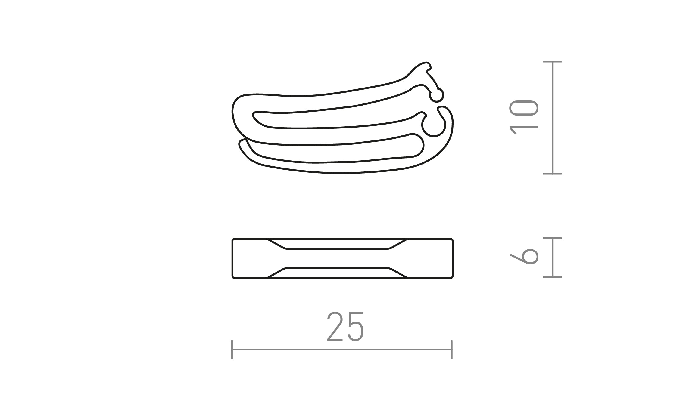 WAVE Clip final - Product sketch