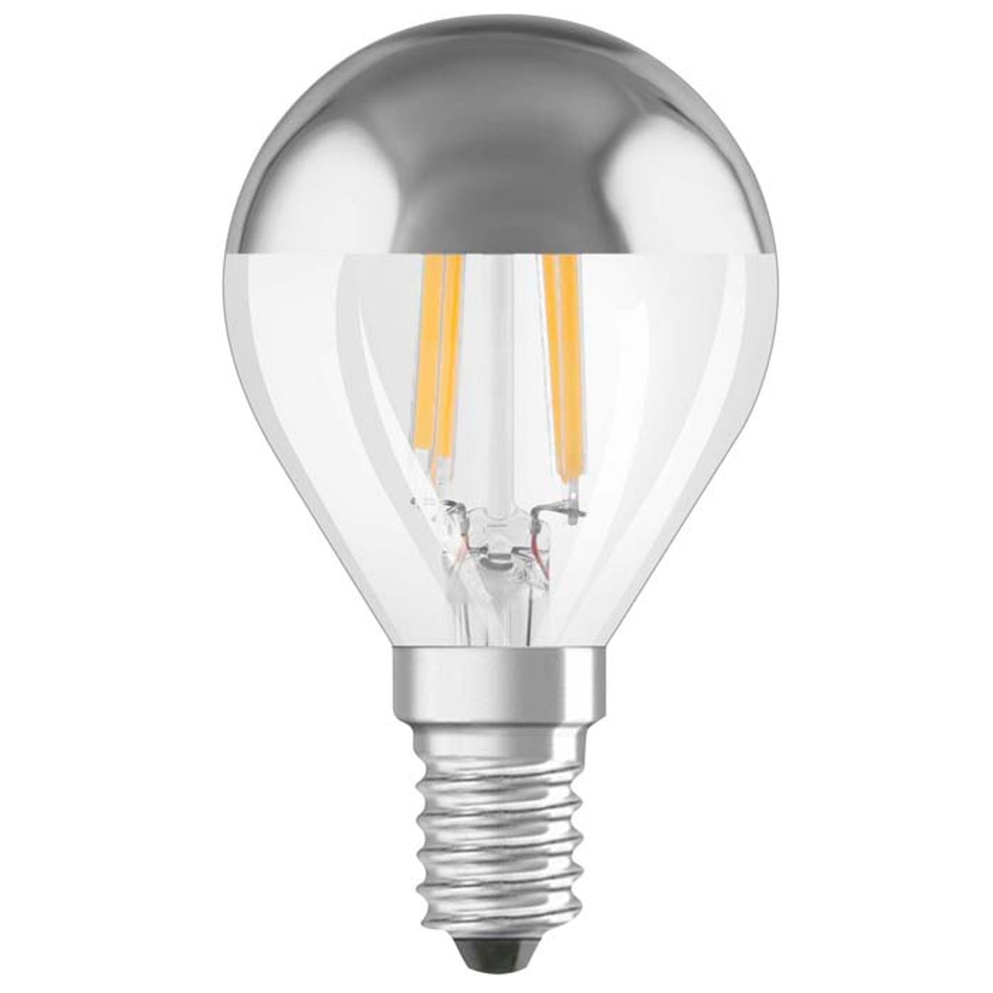 RENDL light source OSRAM TOP mini-ball chrome 230V E14 LED EQ31 320° 2700K G13013 1