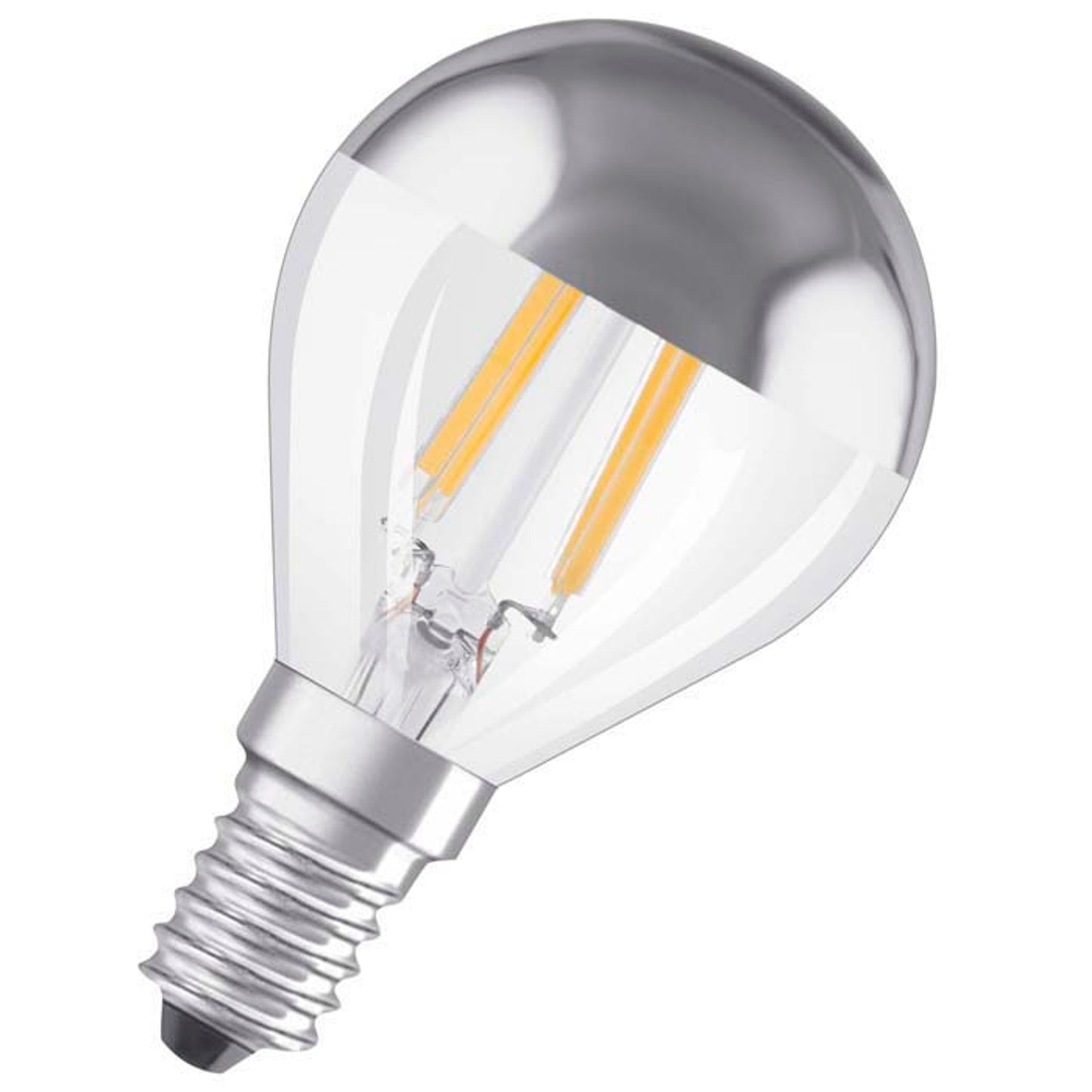 RENDL light source OSRAM TOP mini-ball chrome 230V E14 LED EQ31 320° 2700K G13013 2