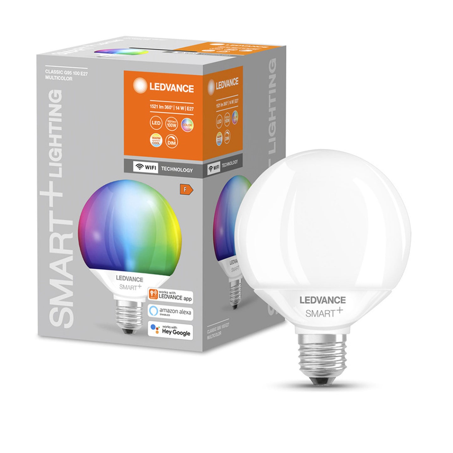 RENDL light source OSRAM SMART+ Globe 95 matte 230V E27 LED EQ100 RGBW G13833 4