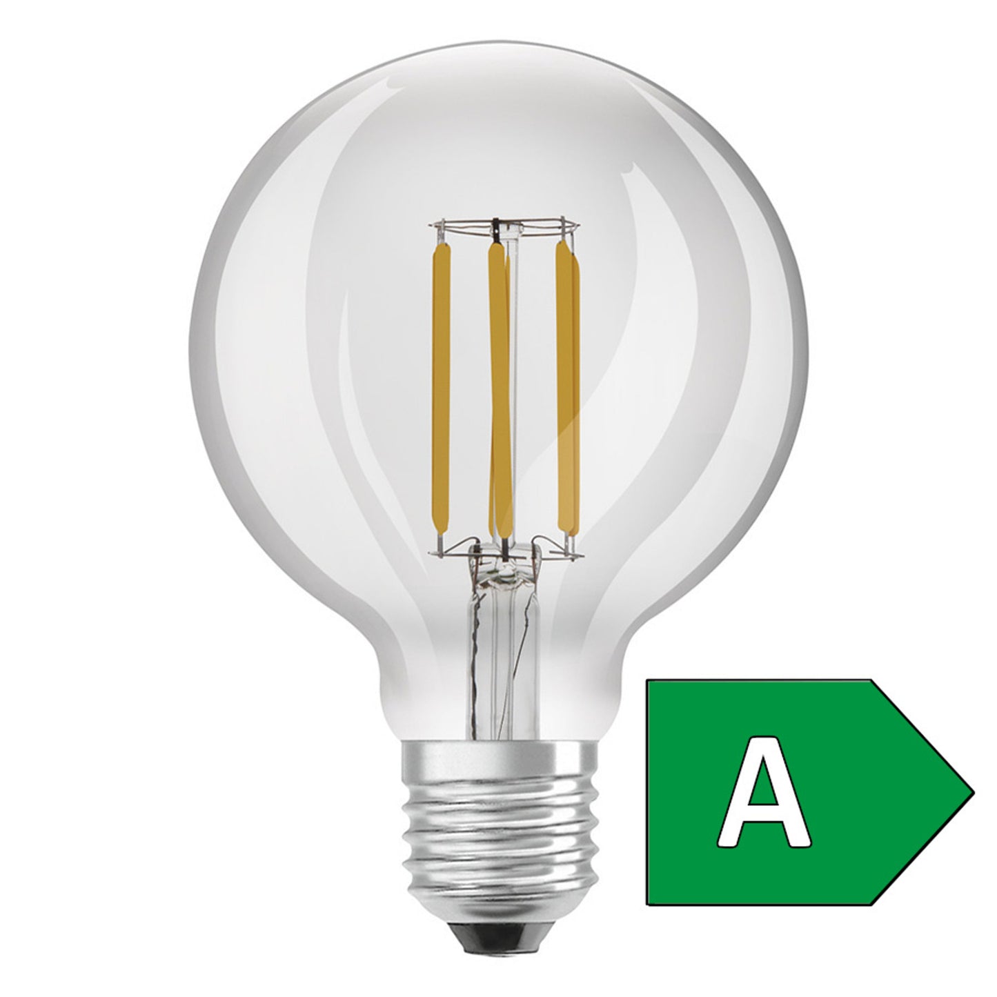 RENDL light source OSRAM ULTRA ECONOMY 210lm/W Globe 95 clear 230V E27 LED EQ60 3000K G13951 1