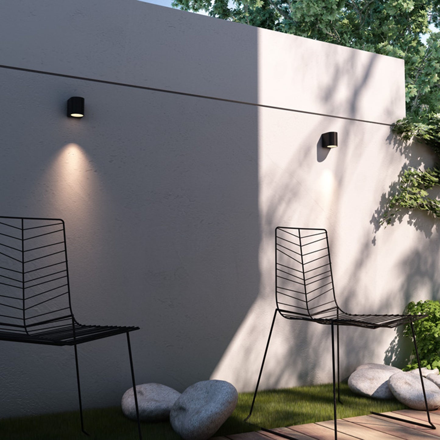 RENDL outdoor lamp ZACK I anthracite grey 230V LED 3W 58° IP54 3000K R12027 17