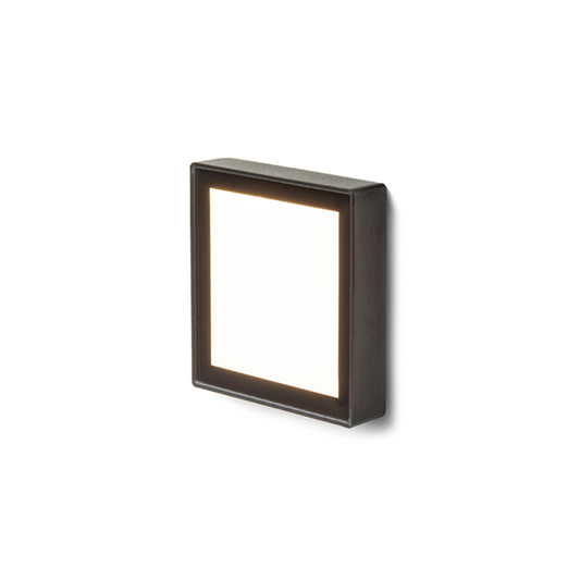 RENDL outdoor lamp DEJAVU SQ 9 recessed black 230V LED 3.5W IP65 3000K R12530 1