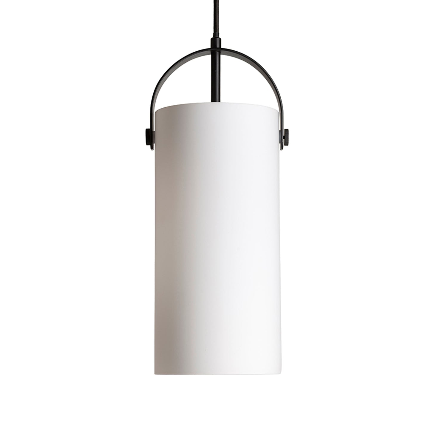 RENDL pendant lamp JULIETTA 31 pendant opal-colored glass/black 230V LED E27 15W R13753 5