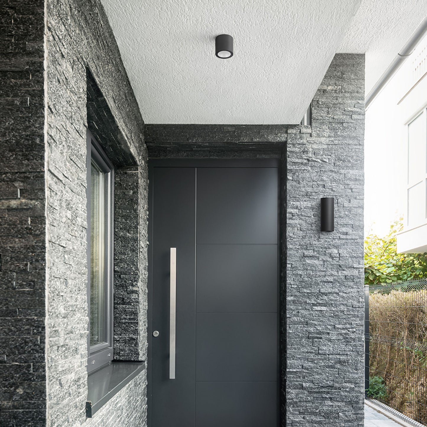 RENDL outdoor lamp BEJA II wall anthracite grey 230V LED 2x9W 24° IP65 3000K R13757 2