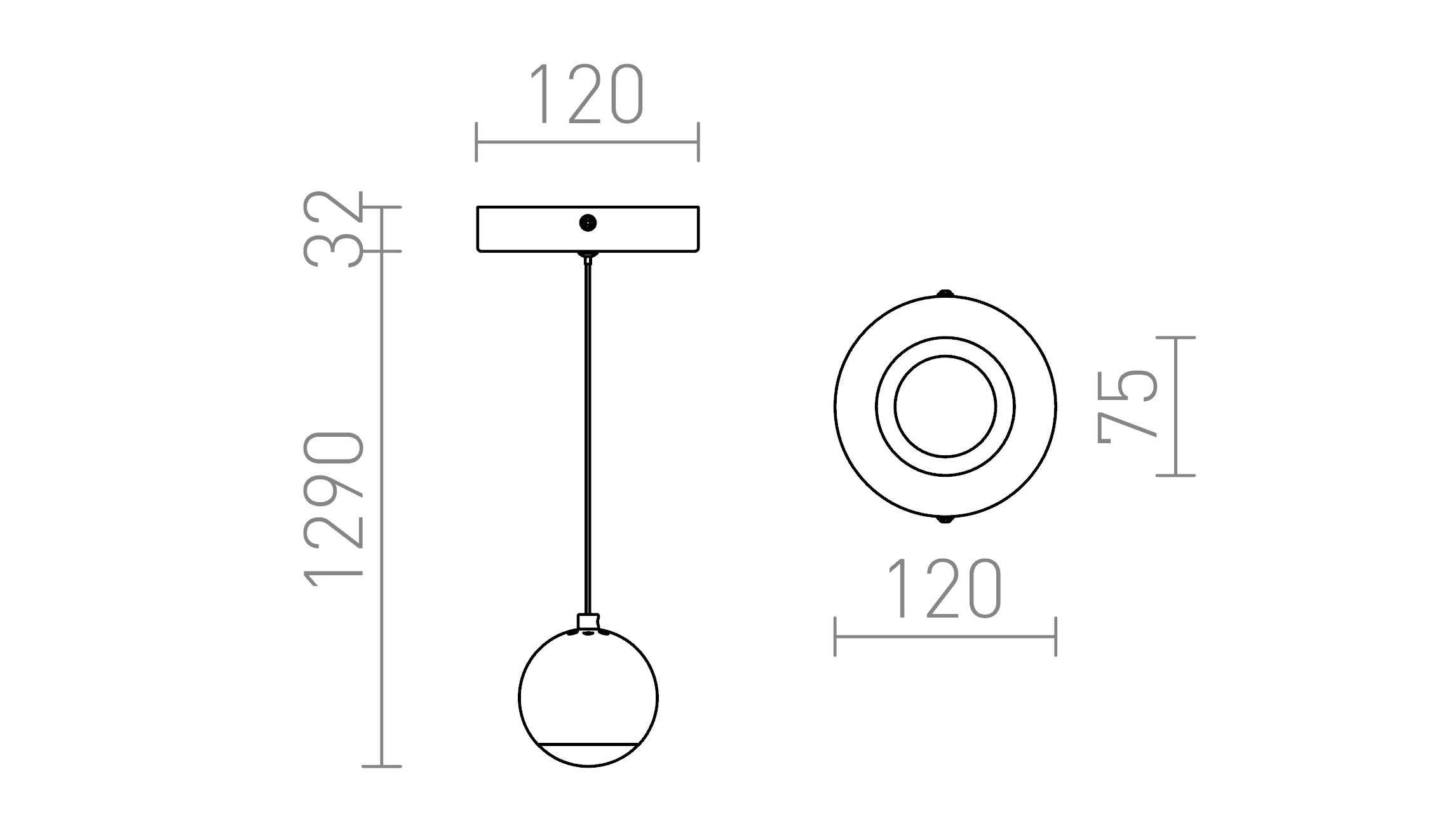 GLOSSY SUSPENDIDA - Product sketch