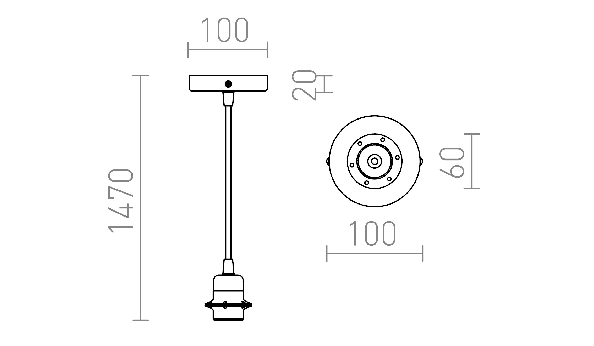 ELISA NEGRA CROMO - Product sketch