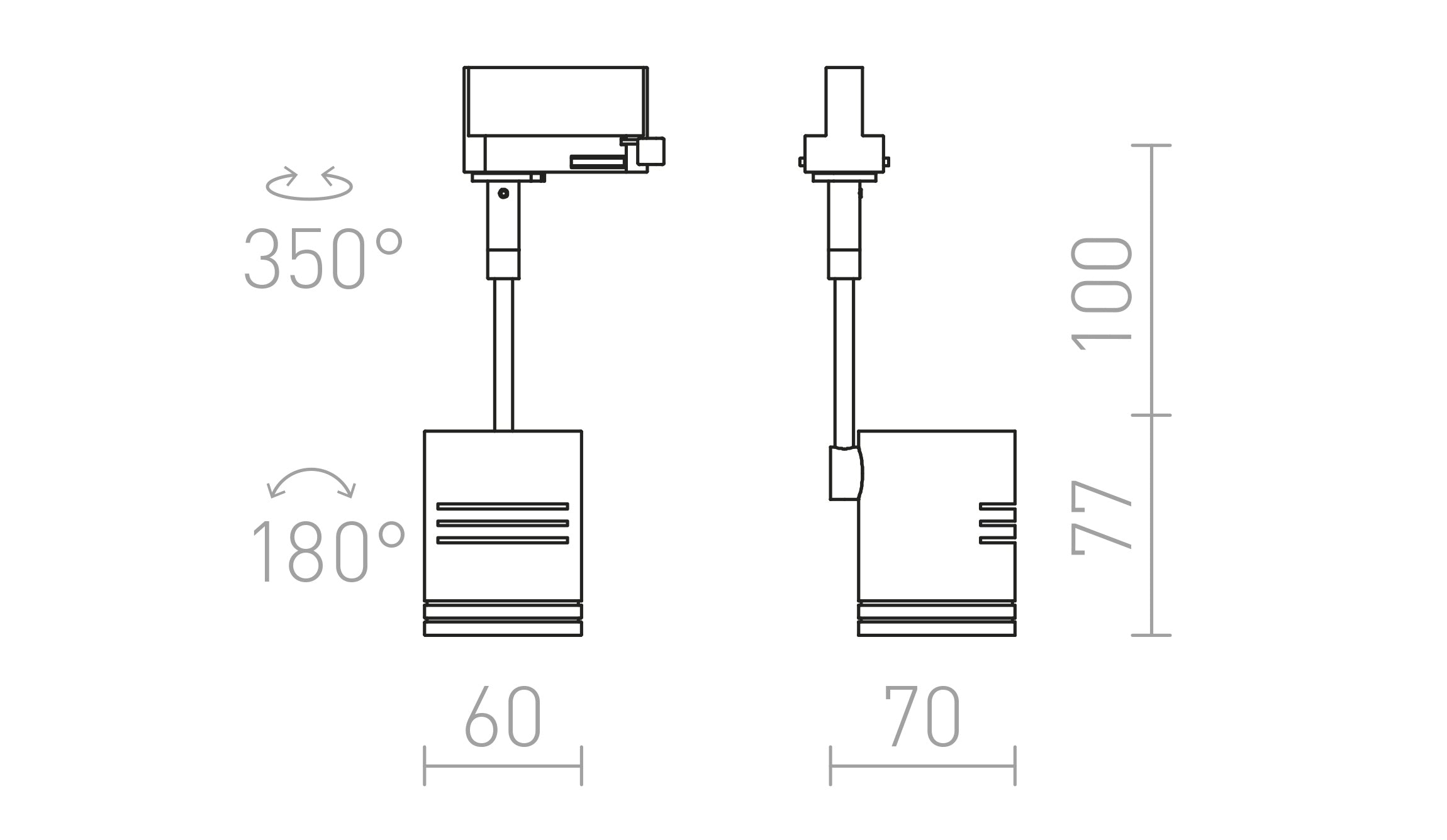 BEEBA I PARA CARRIL TRIFÁSICO - Product sketch