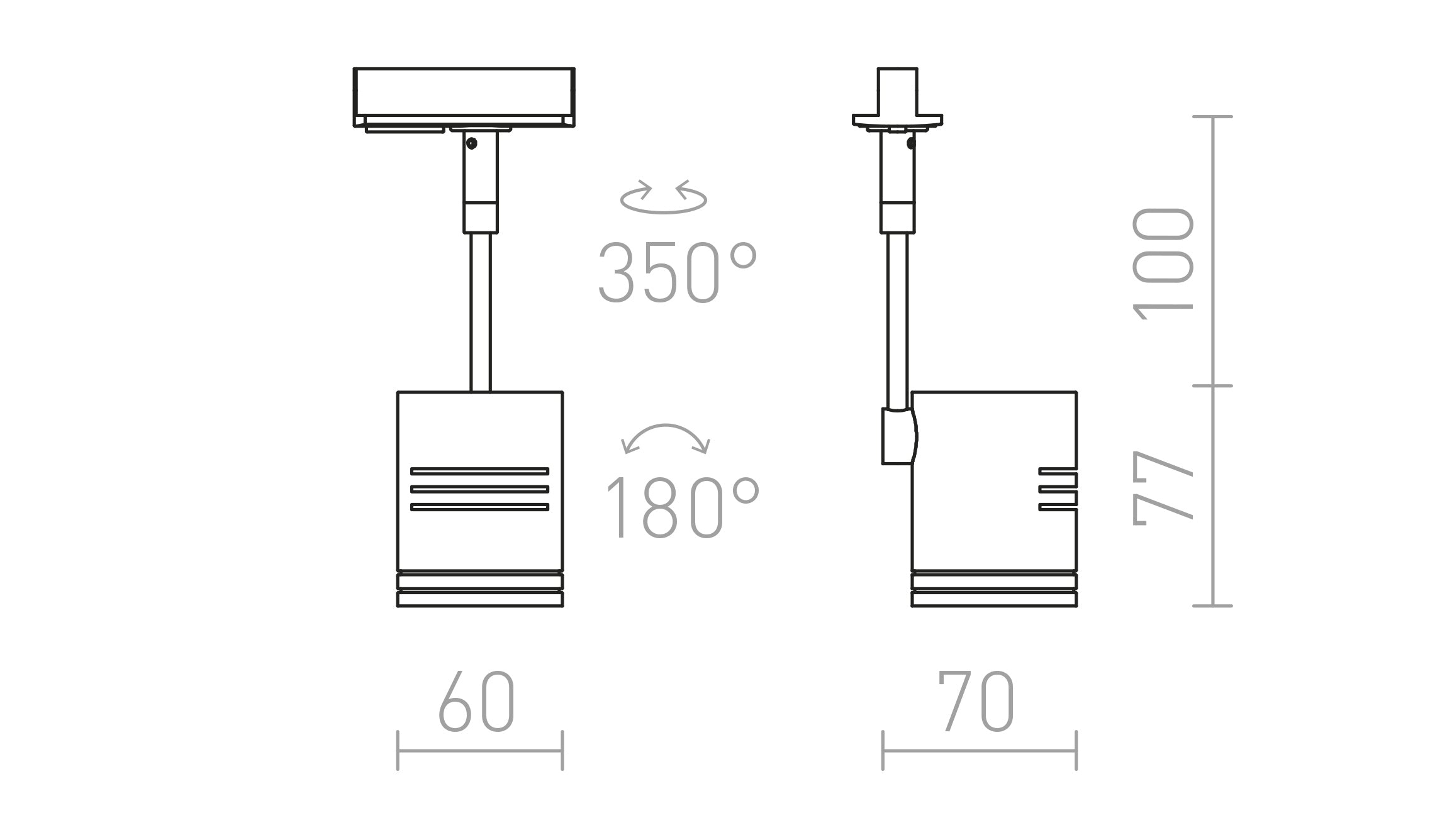 BEEBA I PARA CARRIL MONOFÁSICO - Product sketch