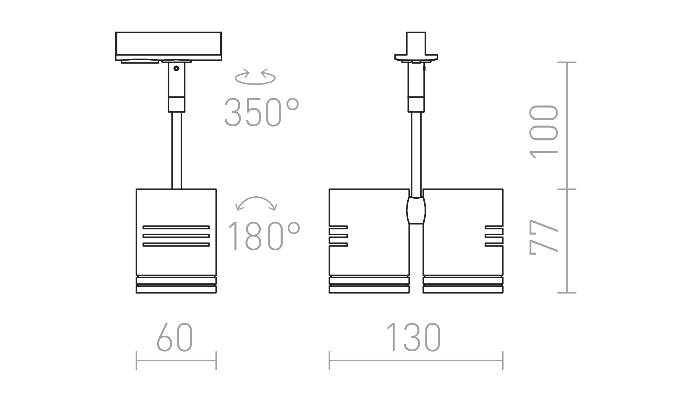 BEEBA II PARA CARRIL MONOFÁSICO - Product sketch