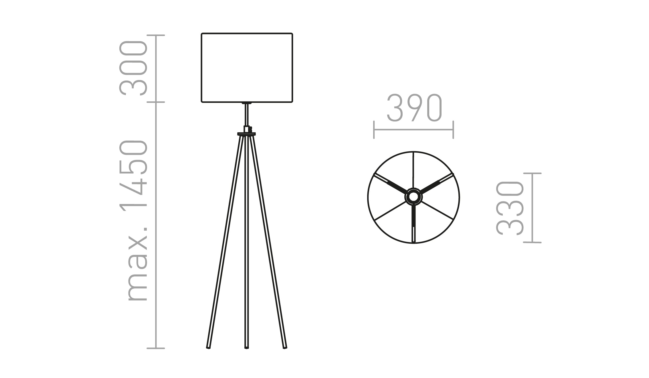 GARDETTE DE PIÉ - Product sketch