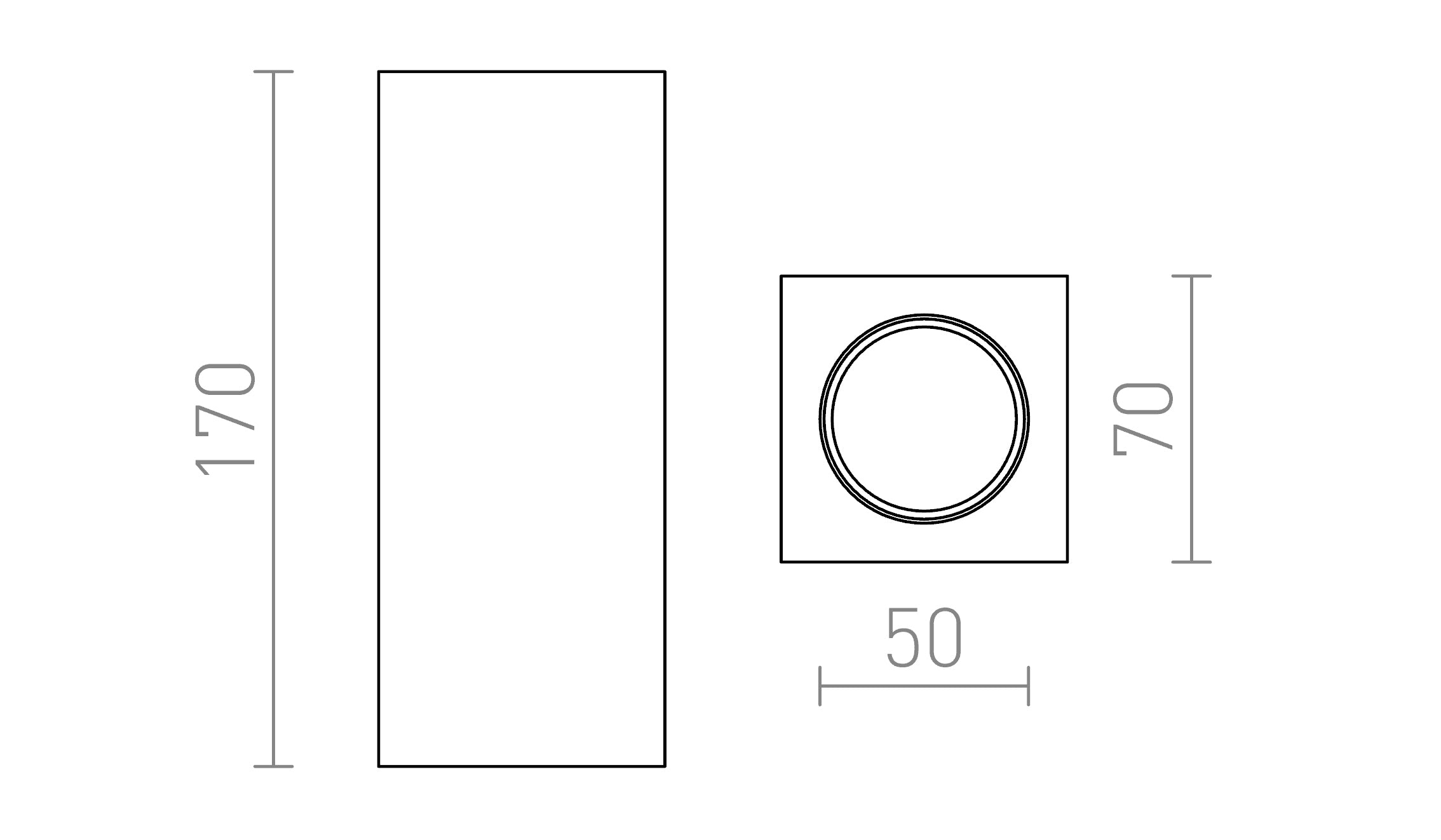 JACK SQ S 17 PARA TECHO - Product sketch