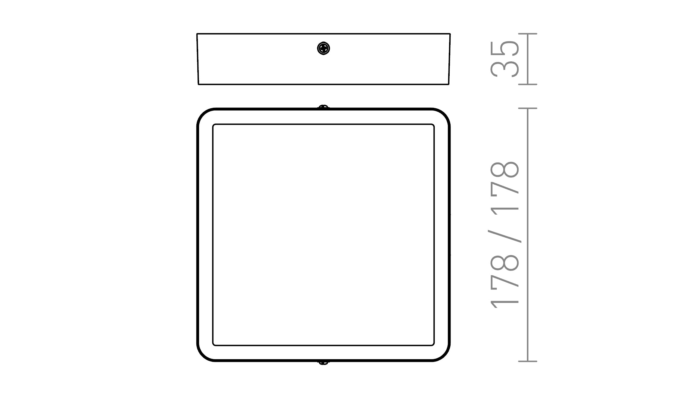 HUE SQ 17 DE TECHO - Product sketch