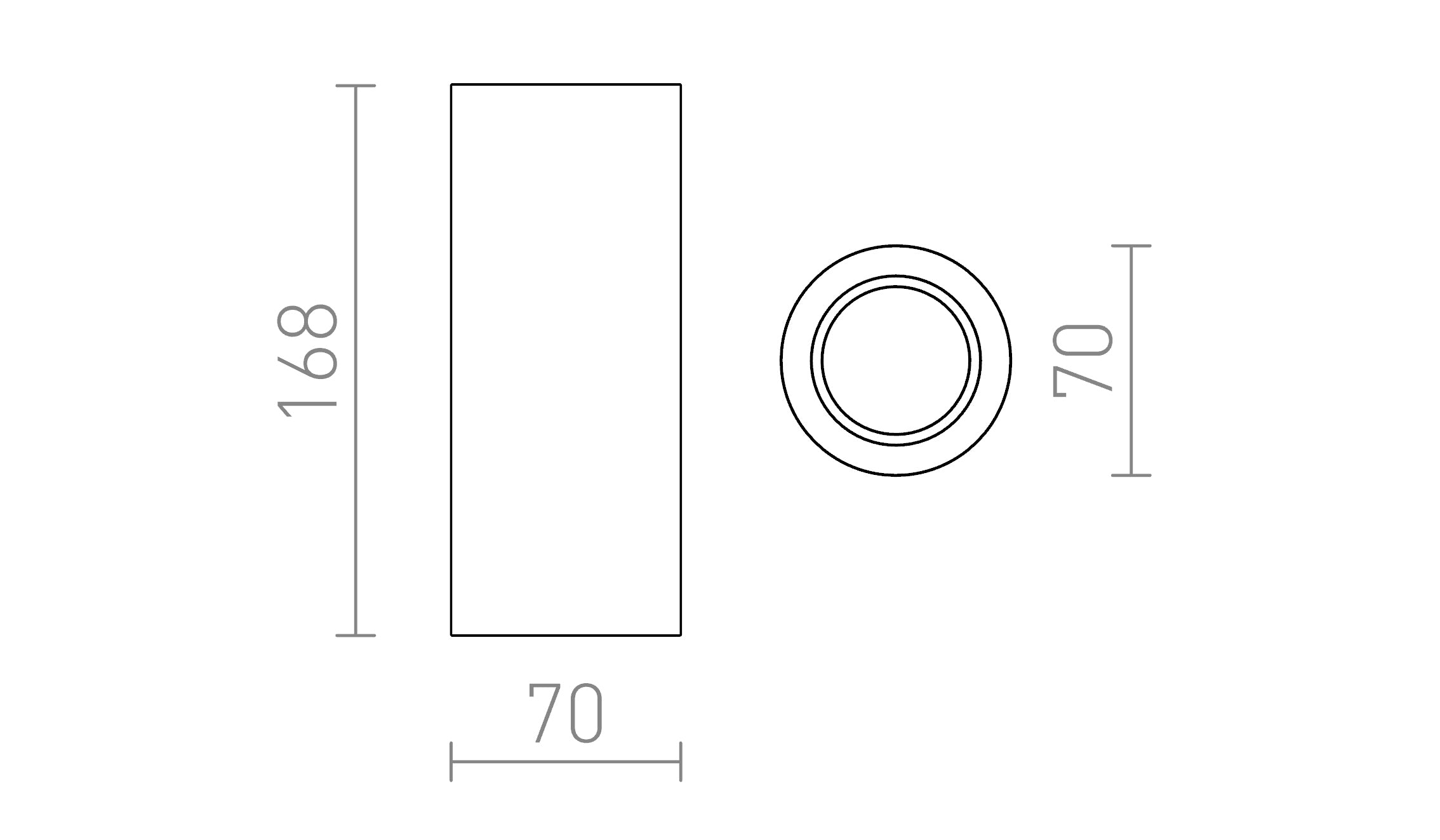 GINA S 17 DE TECHO - Product sketch