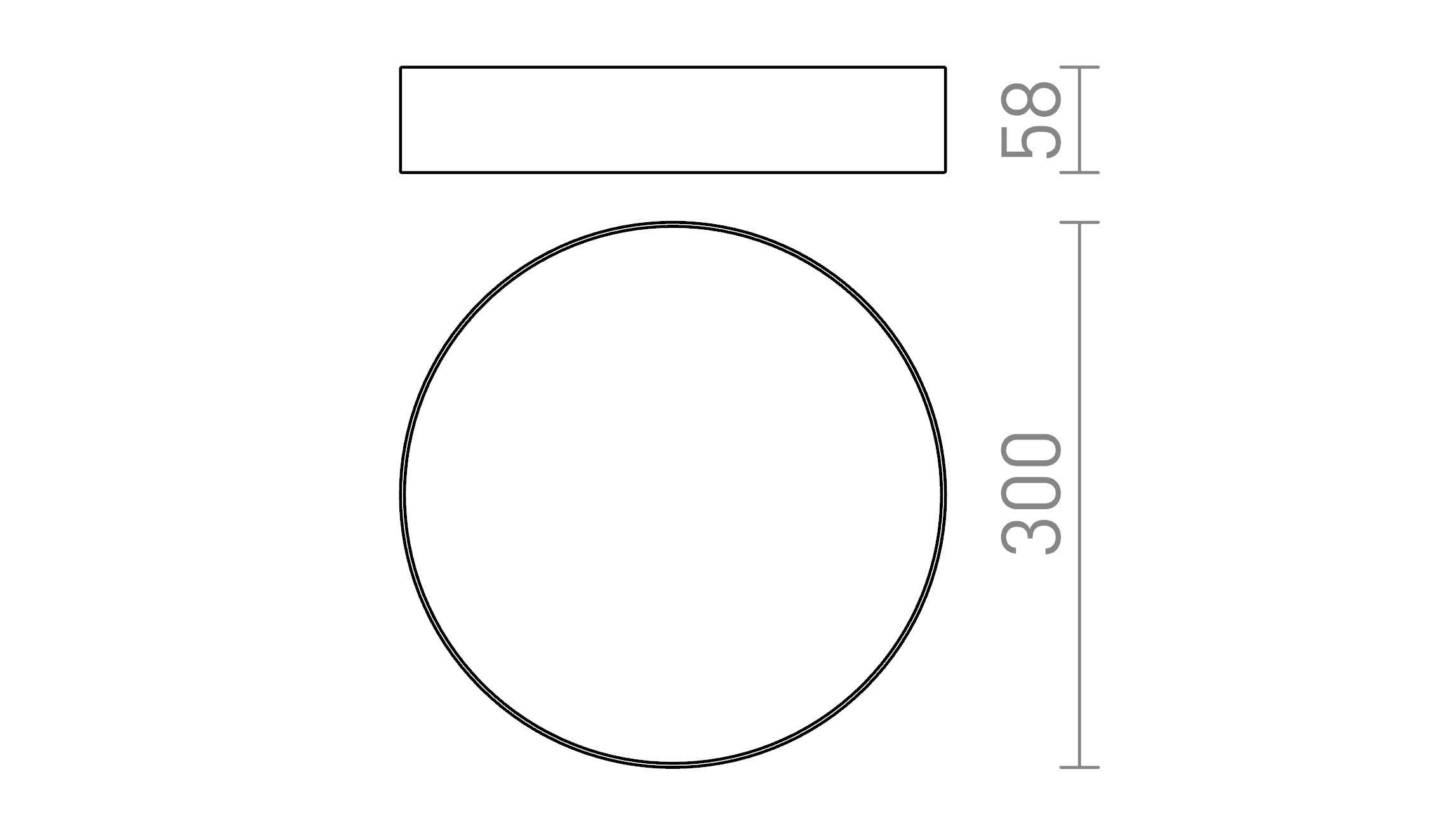 LARISA R 30 DE TECHO - Product sketch