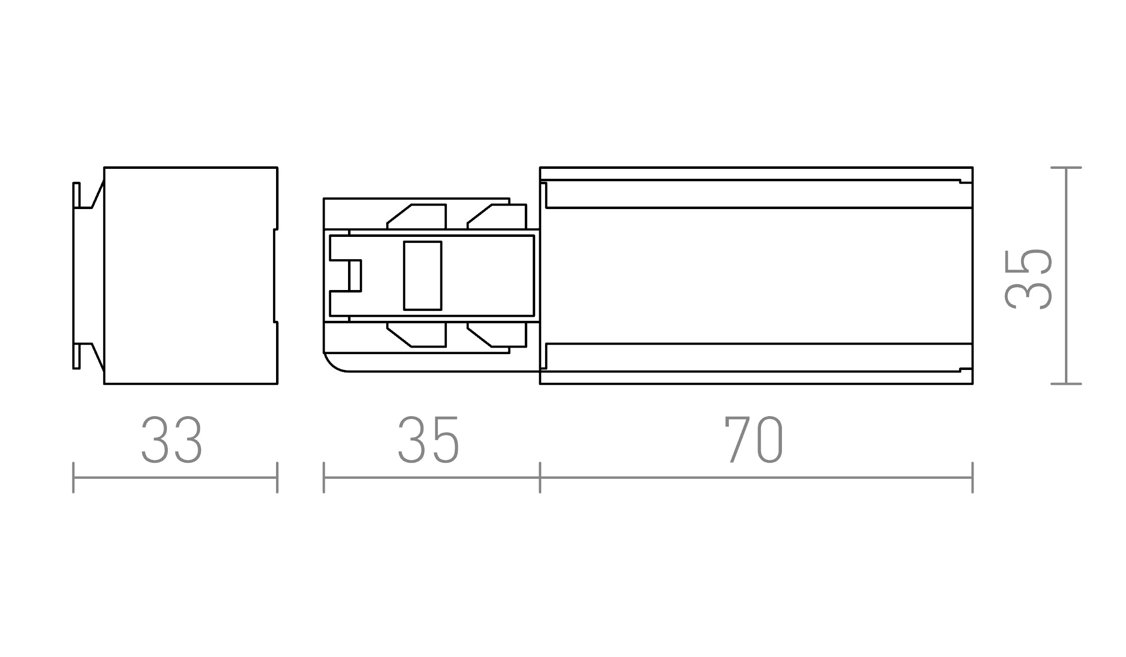 FUENTE DE ALIMENTACIÓN EUTRAC DERECHA - Product sketch