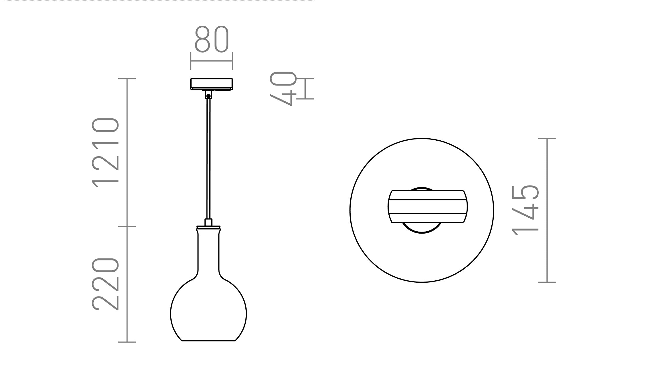 PULIRE RD PARA CARRIL MONOFÁSICO - Product sketch