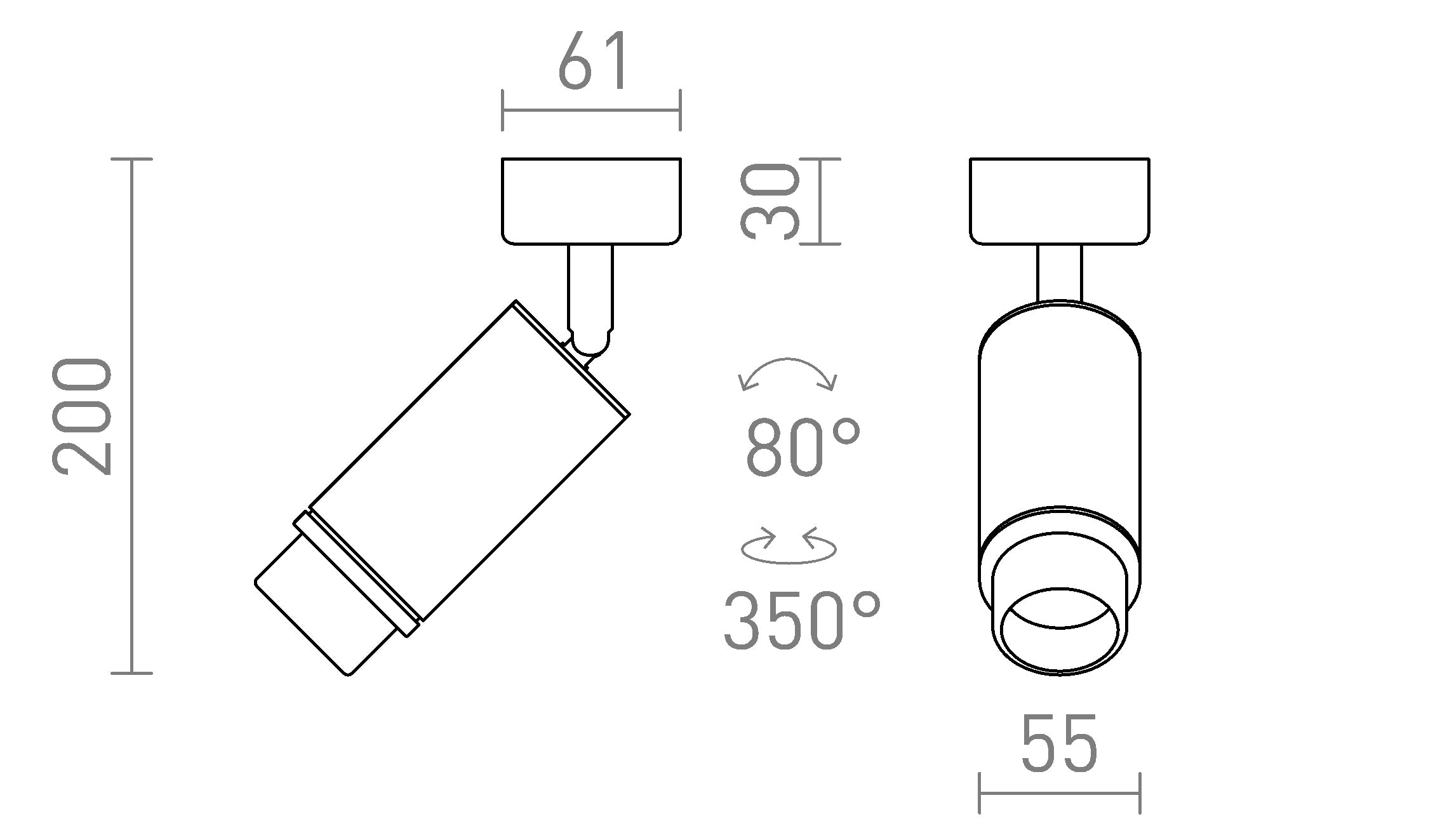 OPTIMUS DE TECHO - Product sketch