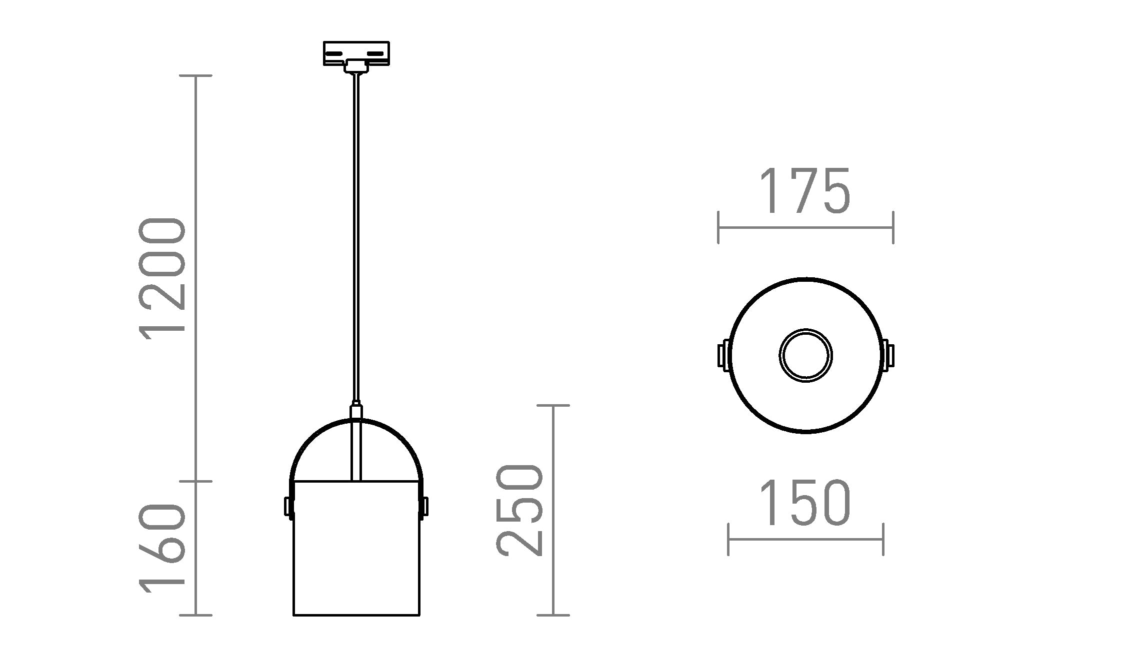 JULIETTA 16 PARA SISTEMA TRIFÁSICO - Product sketch