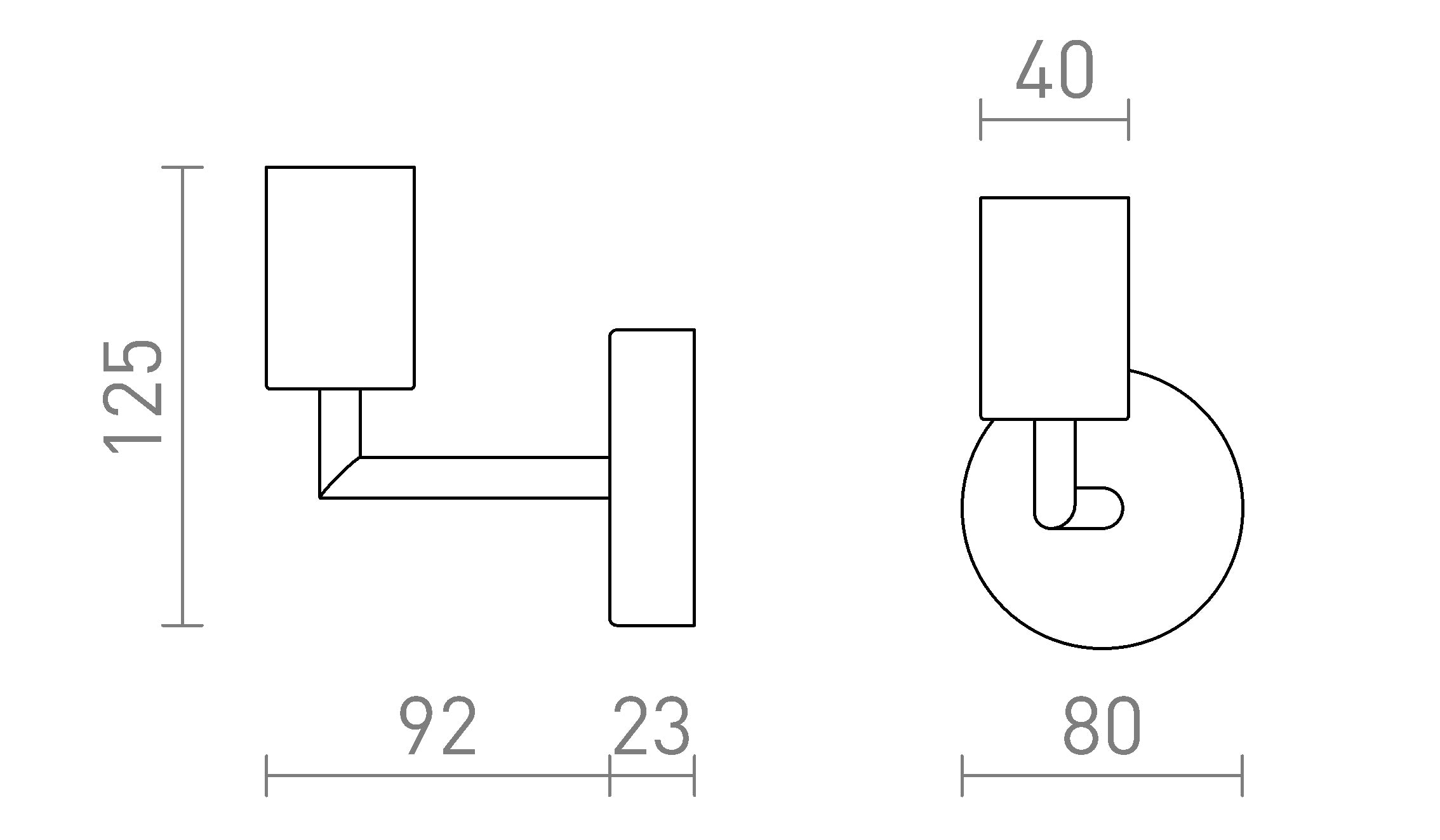 ARAQ DE PARED - Product sketch