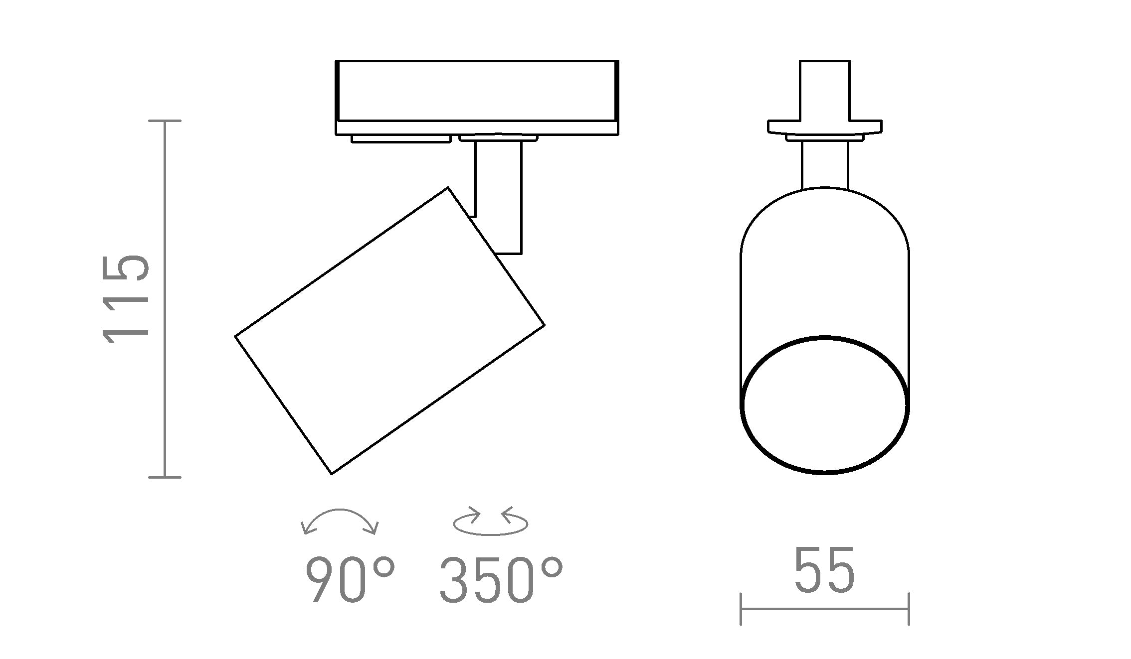 DUDE PARA SISTEMA MONOFÁSICO - Product sketch