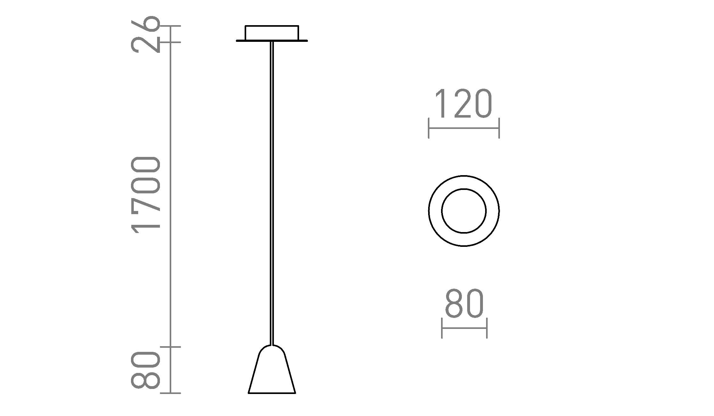 STIG COLGANTE - Product sketch