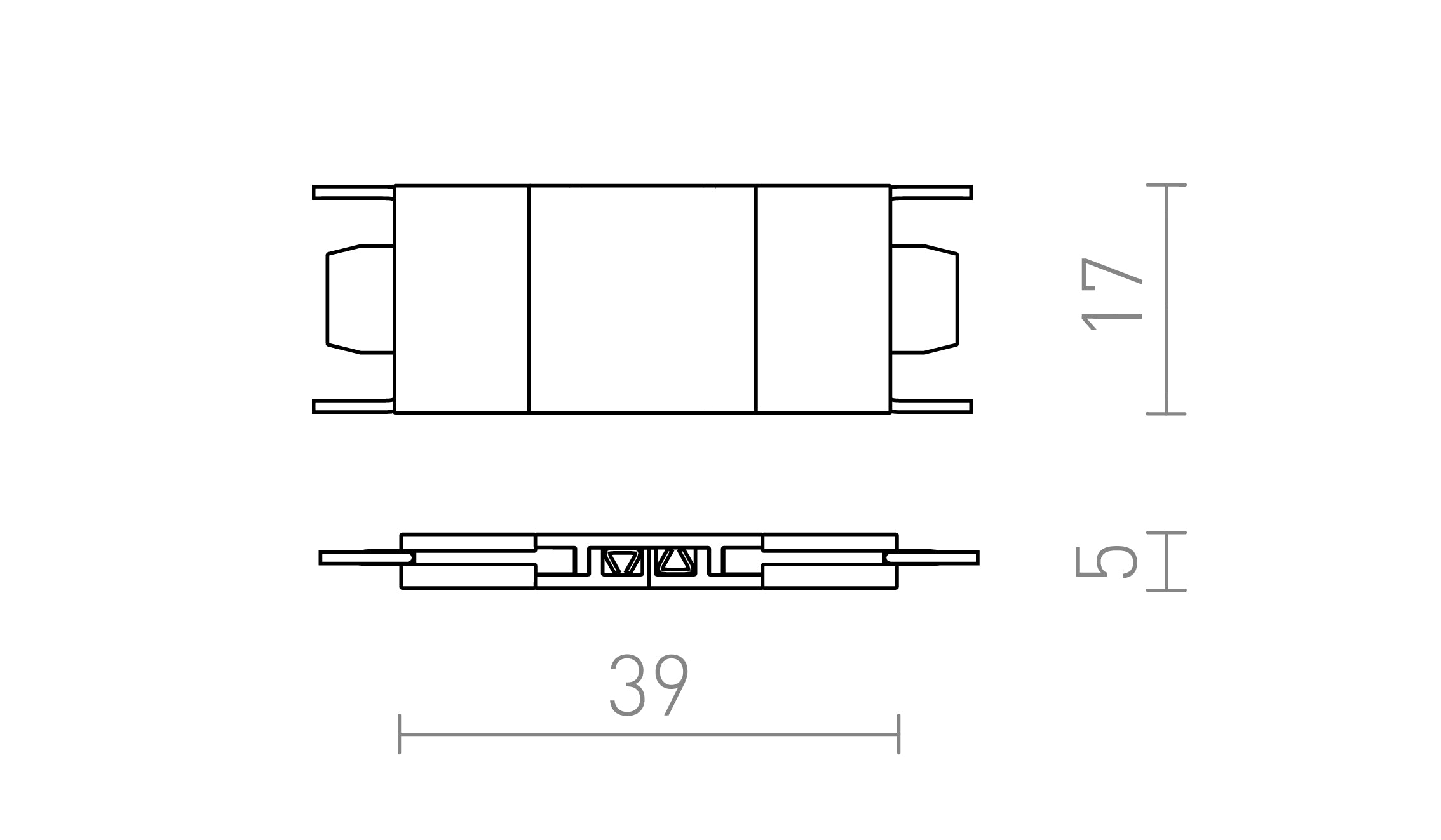 CONEXIÓN DIRECTA PARA CARRIL VEGA - Product sketch