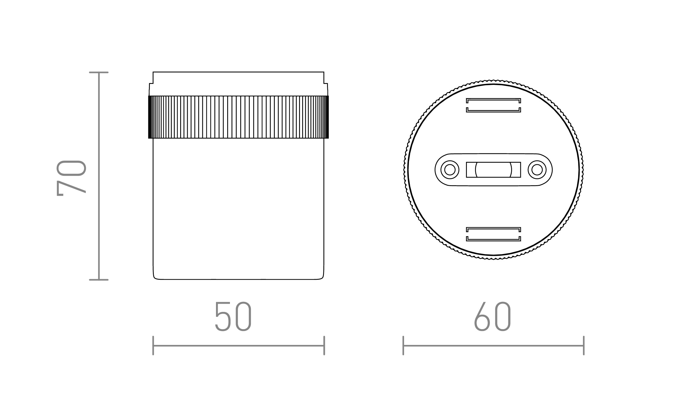 ASA DE MONTAJE DE SUPERFICIE WAVE - Product sketch