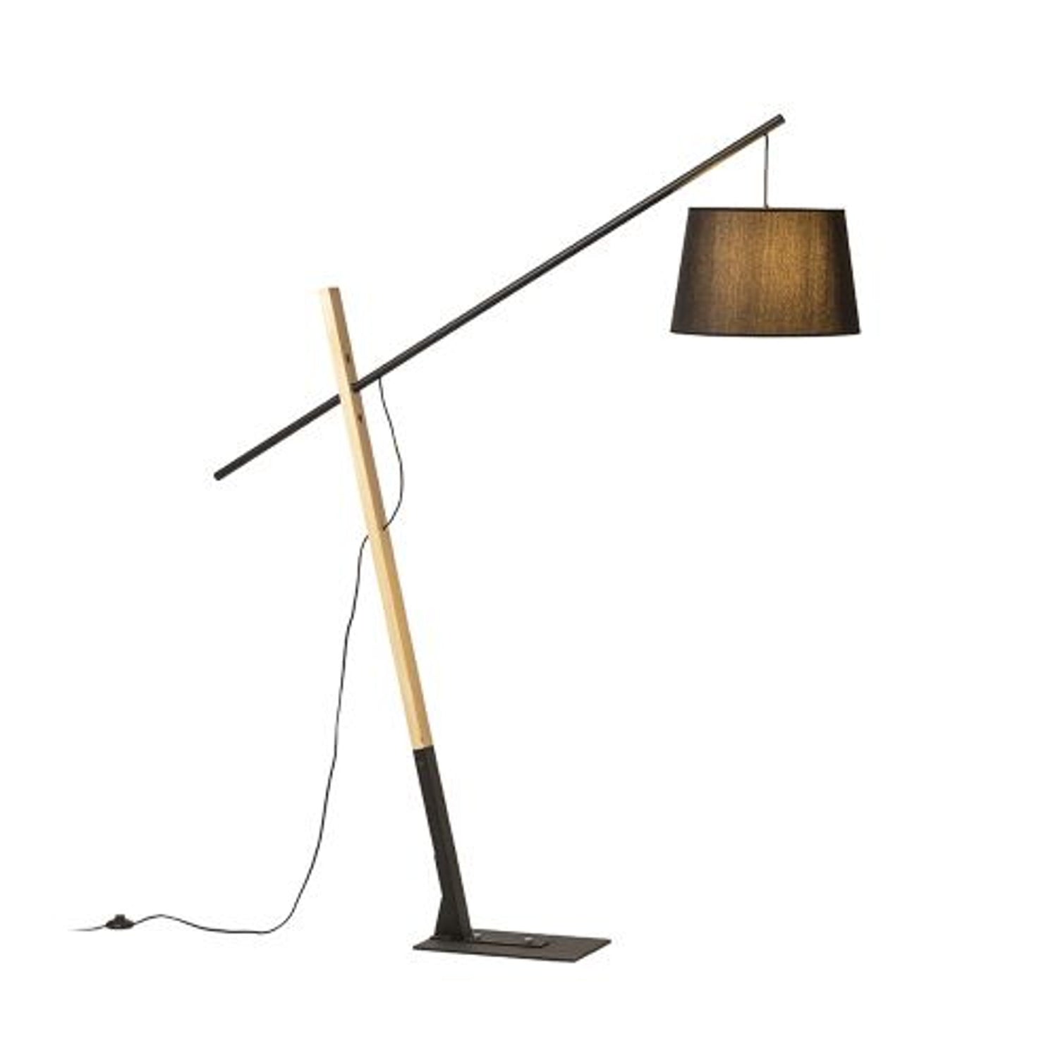 Lámpara de pie de madera