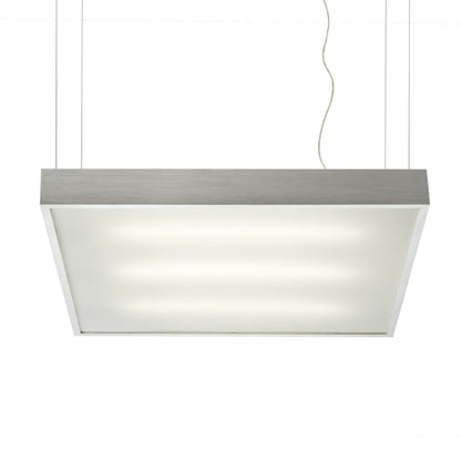 RENDL Outlet STRUCTURAL 55x55 pendant  brushed aluminum 230V 2G11 3x36W R10095 2