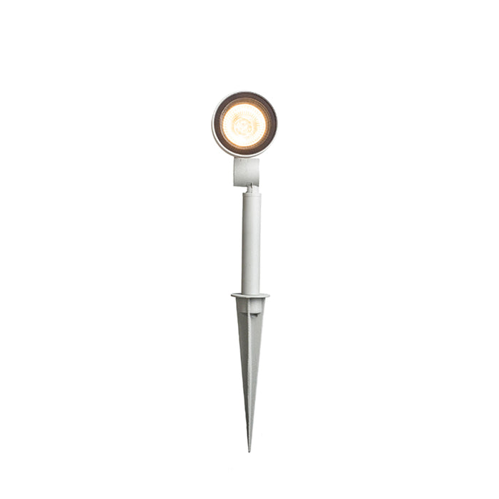 RENDL outdoor lamp DIREZZA on spike silver grey  230V LED GU10 8W IP54 R10427 2