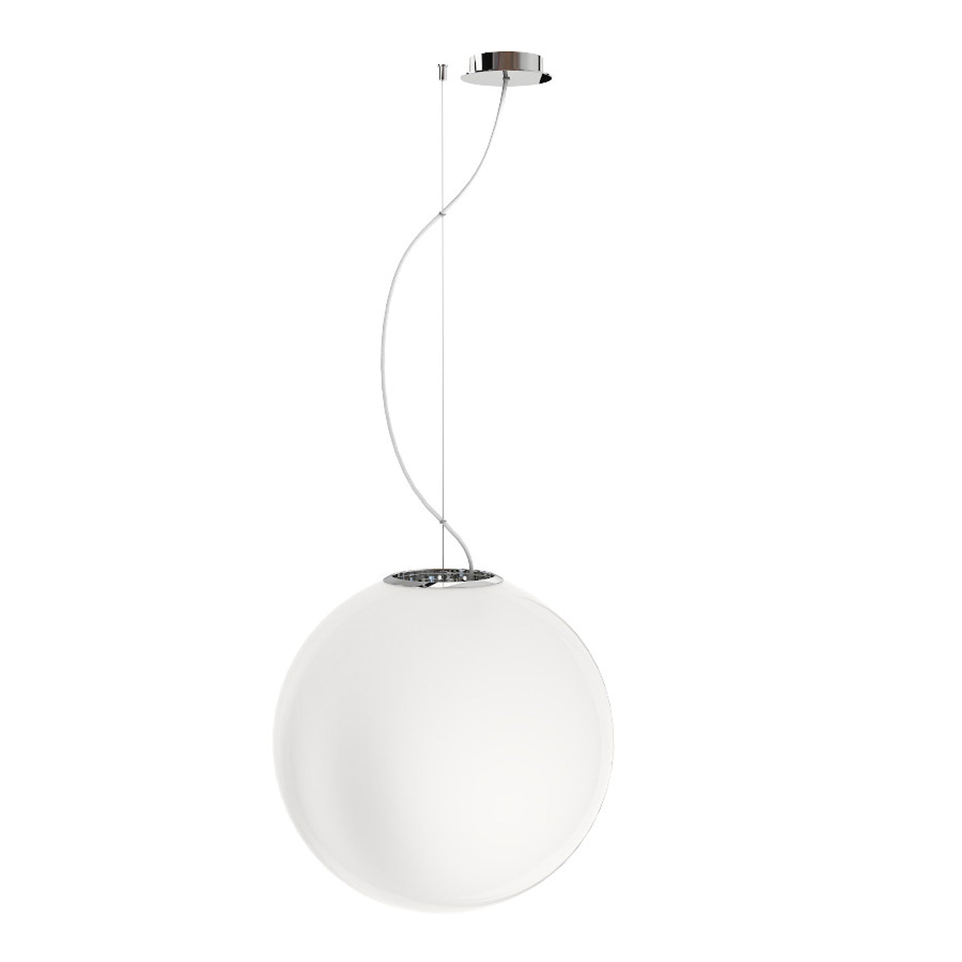RENDL pendant lamp LUNEA 40 pendant triplex  opal-colored glass 230V LED E27 15W R10479 1
