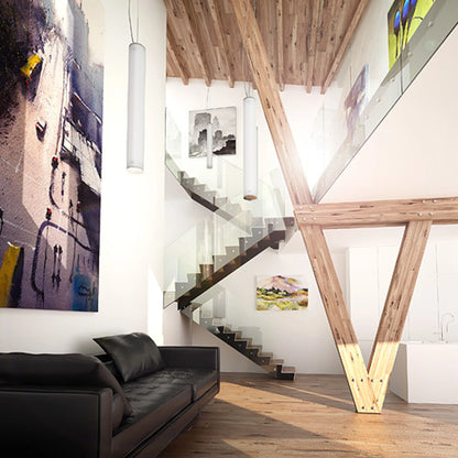 RENDL pendant lamp TOMBA pendant  opal-colored glass/chrome 230V G5 3x21W R10501 3