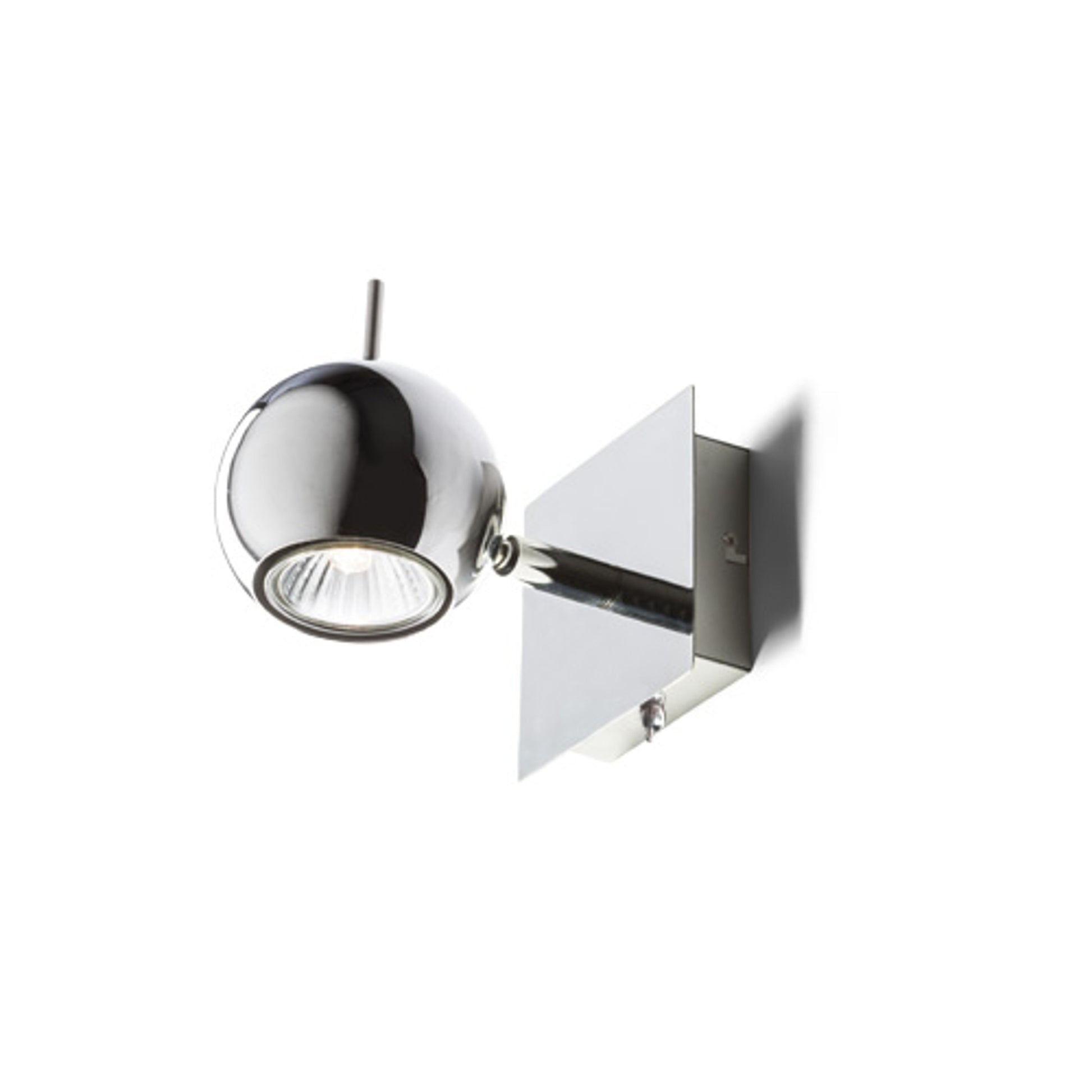 RENDL spotlight GLOSSY I   chrome 230V LED GU10 8W R10542 1
