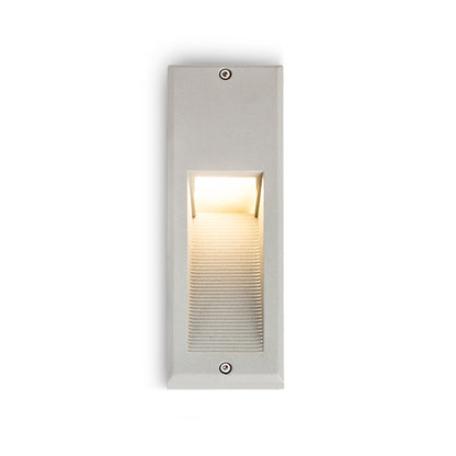 RENDL outdoor lamp FACA recessed silver grey 230V LED 2W IP54 3000K R10557 5