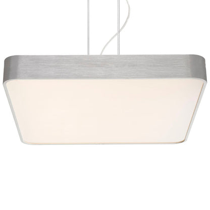 RENDL pendant lamp MENSA SQ 48 pendant  brushed aluminum 230V LED 56W  3000K R11292 2