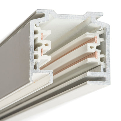 RENDL 3-circuit track system EUTRAC 3m 3-circuit track white 230V  R11303 2