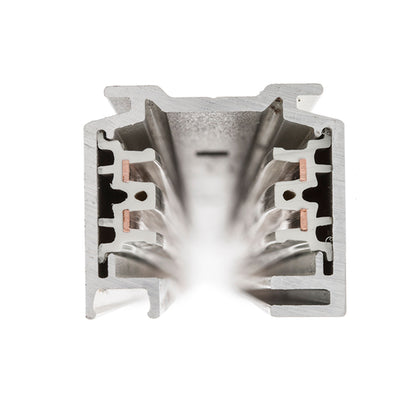 RENDL 3-circuit track system EUTRAC 3m 3-circuit track white 230V  R11303 3