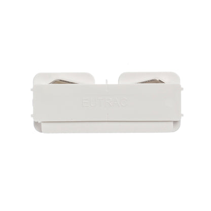 RENDL 3-circuit track system EUTRAC straight joint, electrical white 230V  R11317 2