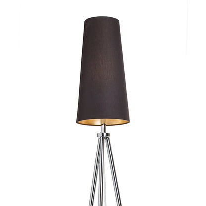 RENDL shades, shade bases, pendent sets CONNY 15/30 table shade Polycotton black/golden foil max. 23W R11468 7