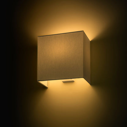 RENDL wall lamp LOPE W 25/14 wall  Chintz light grey/white PVC 230V LED E27 15W R11560 4