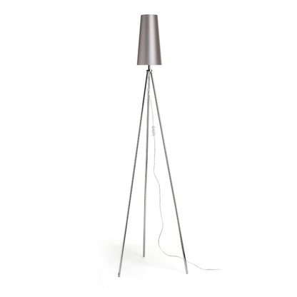RENDL shades, shade bases, pendent sets CONNY 15/30 table shade  Monaco dove gray/silver PVC  max. 23W R11590 2