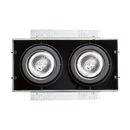 RENDL recessed light ELECTRA II  black  12V LED G53 2x15W R12051 4
