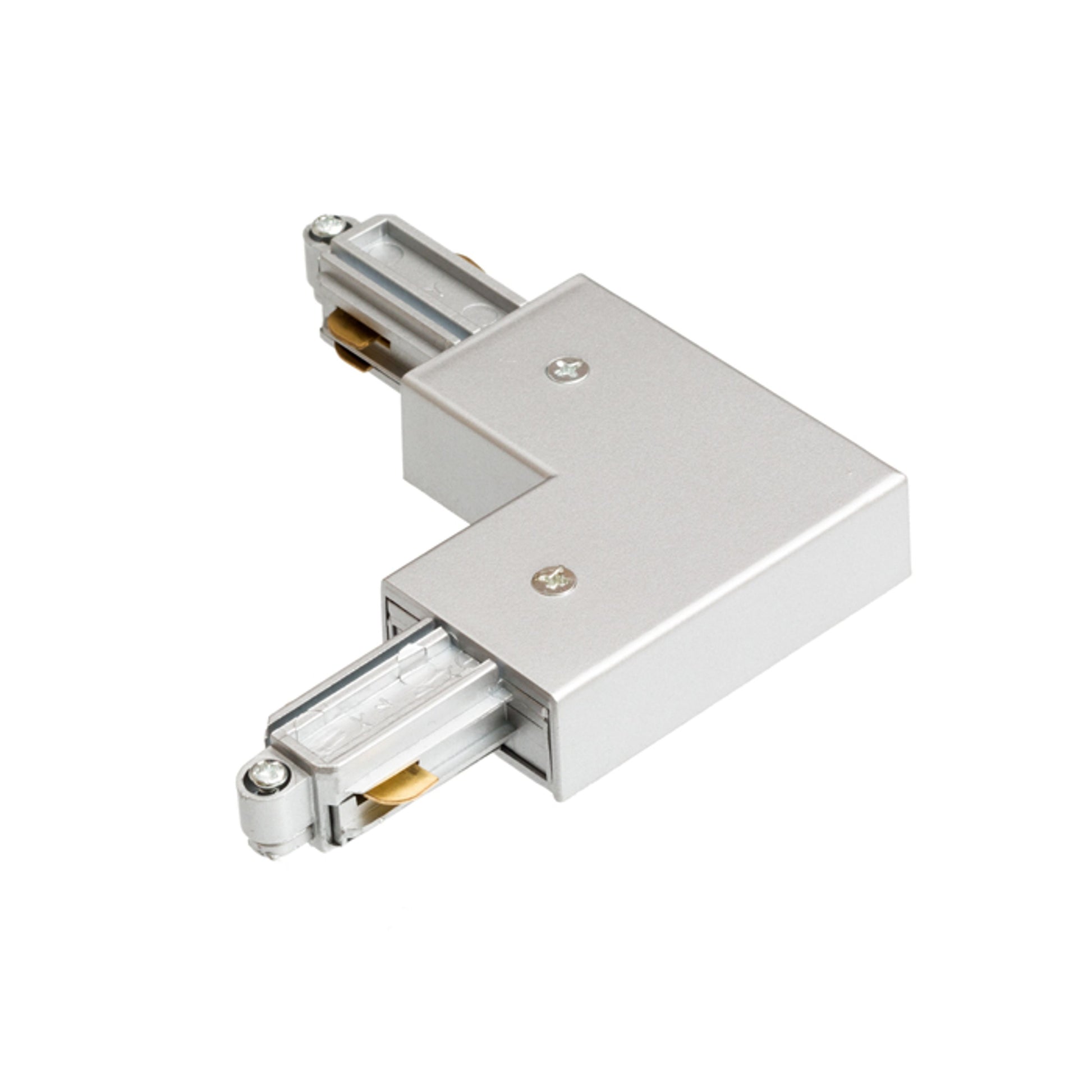 RENDL 1-circuit track system 1F L connector (inner polarity) silver grey  230V  R12271 1