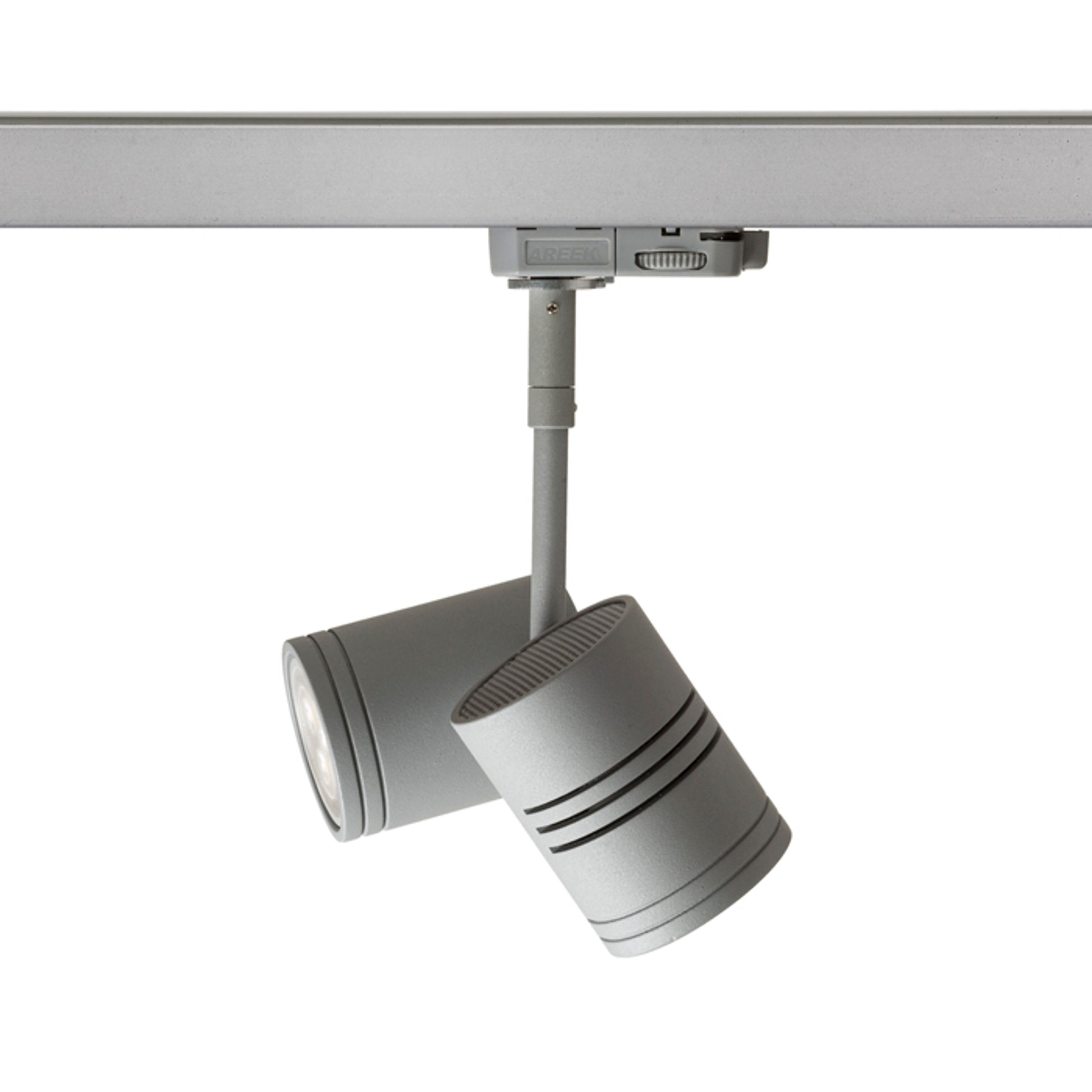 RENDL 3-circuit track system BEEBA II for 3-circuit tracks silver grey  230V LED GU10 2x8W R12312 4
