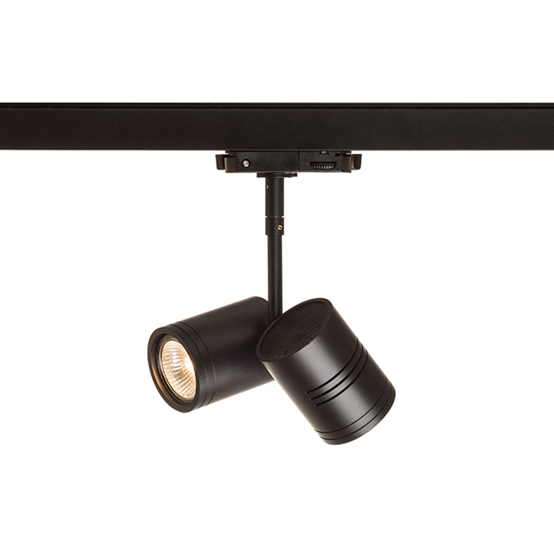 RENDL 3-circuit track system BEEBA II for 3-circuit tracks black  230V LED GU10 2x8W R12313 2