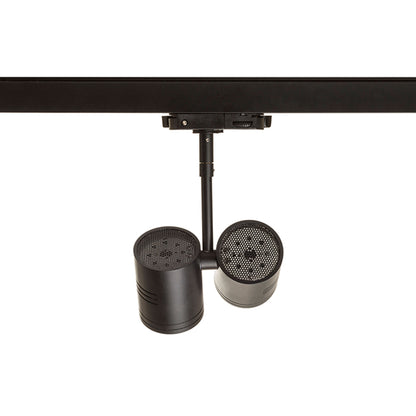 RENDL 3-circuit track system BEEBA II for 3-circuit tracks black  230V LED GU10 2x8W R12313 6
