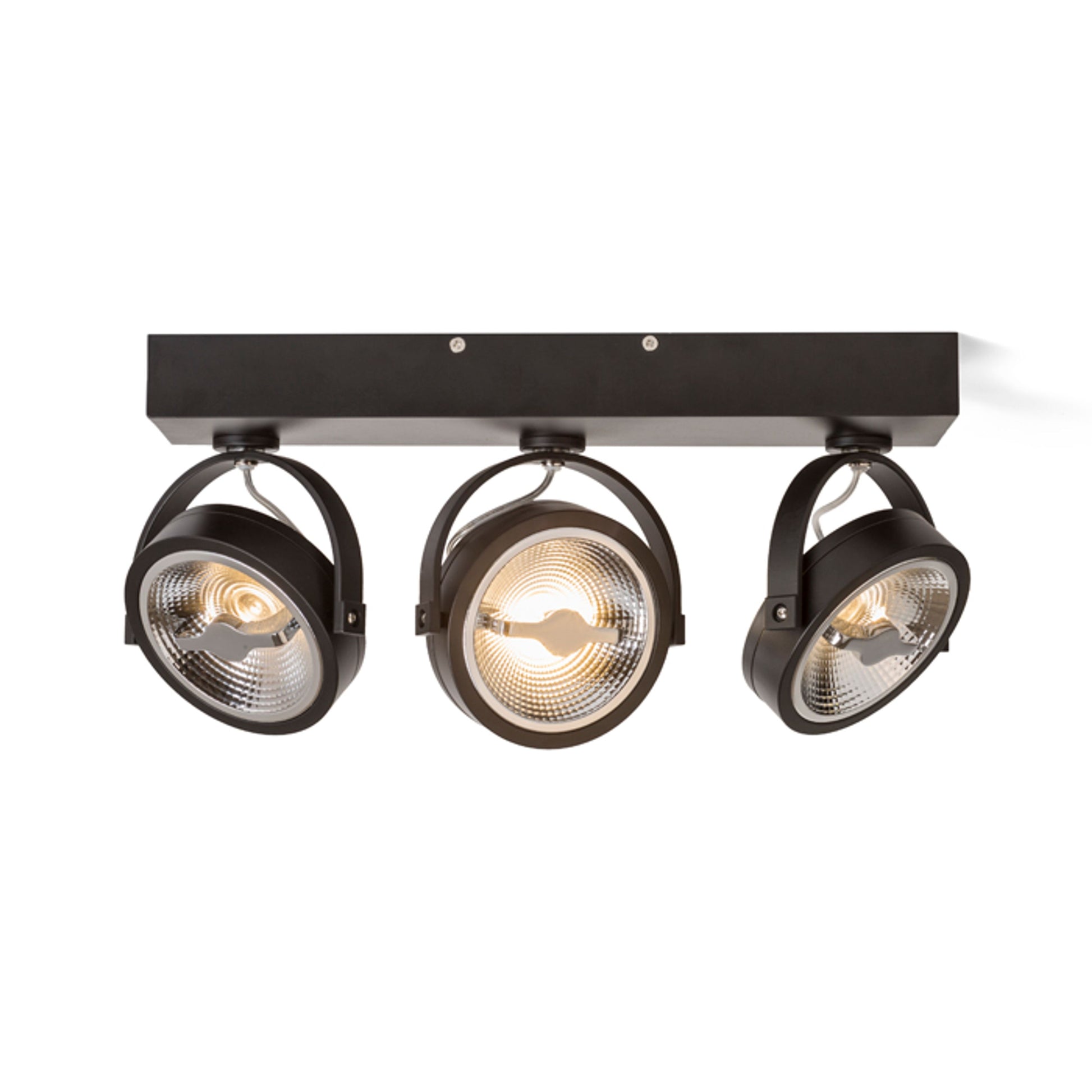 RENDL spotlight KELLY LED III wall black 230V LED 3x12W 24° 3000K R12337 1